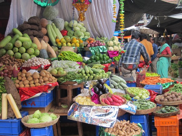 Food market in Mysore
